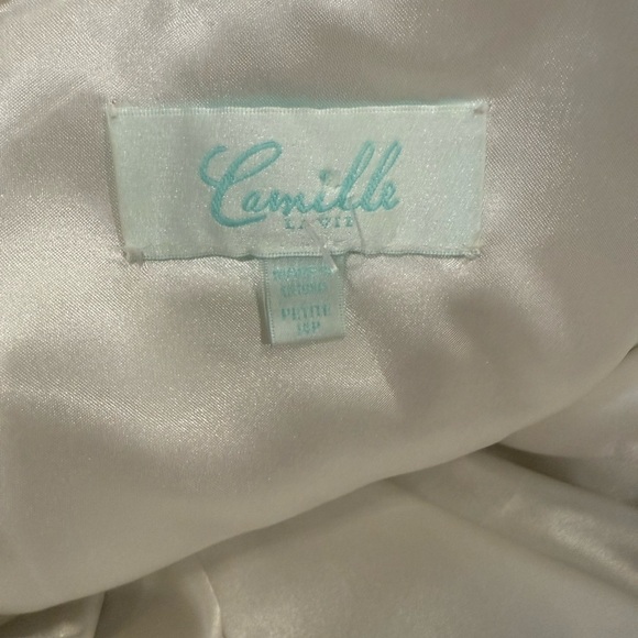 Camille La Vie White and Gold Maxi Dress - Picture 6 of 8